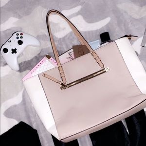 Baby pink/Tan and white Aldo Purse💄